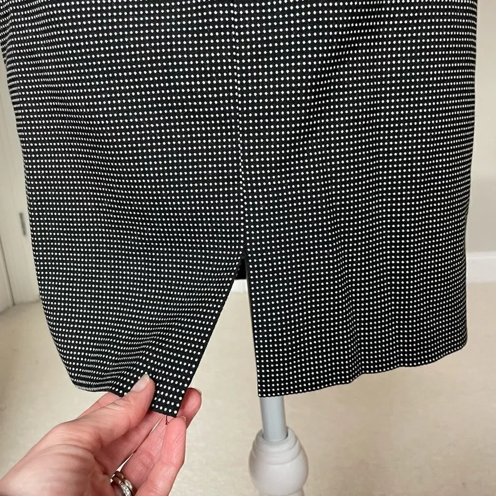 Banana Republic Micro-dot Bow Front Pencil Skirt - Picture 7 of 10